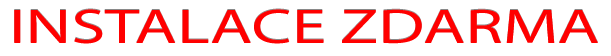 Instalace připojení zdarma